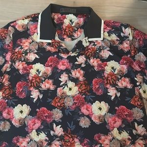 G/Fore Golf Polo Floral Tech